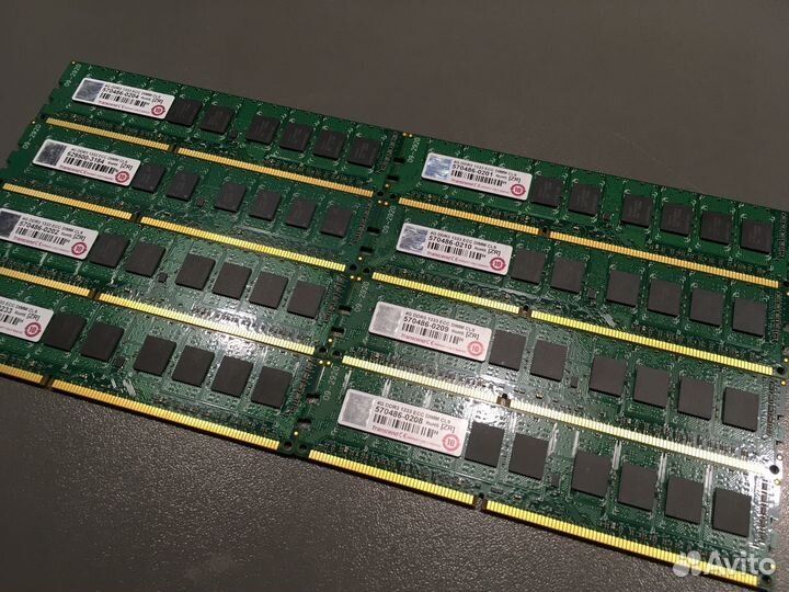 Память MacPro Transcend DDR3 PC3-10600 1333Mhz ECC