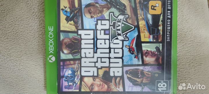 Gta 5 Xbox One диск