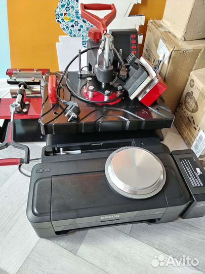 Продам принтер, термопресс и комплектующие