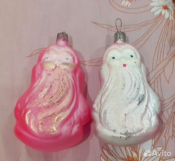Елочные ссср. Игрушки-двойняшки(1)