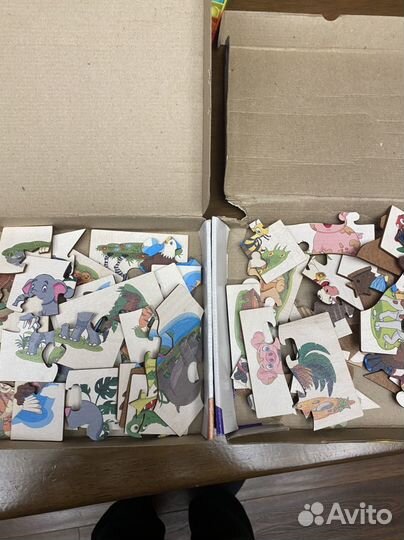 Деревянные пазлы