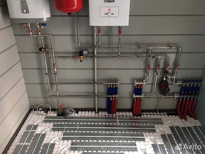 Теплый пол. Сантехника под ключ. Монтаж отопления