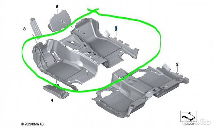 Б/У Напольное покрытие В хорошем состоянии