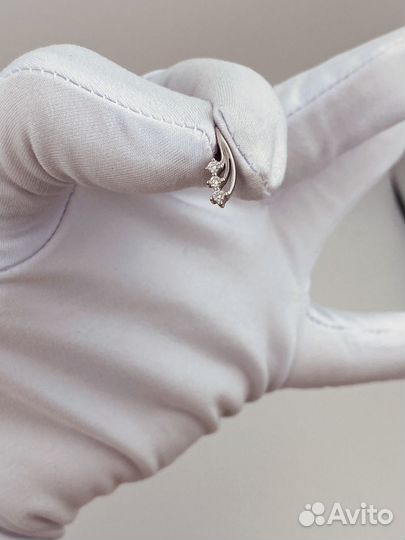 Золотой Кулон 585 пробы с бриллиантами. Рассрочка