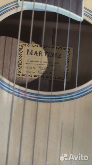 Акустическая гитара Martinez