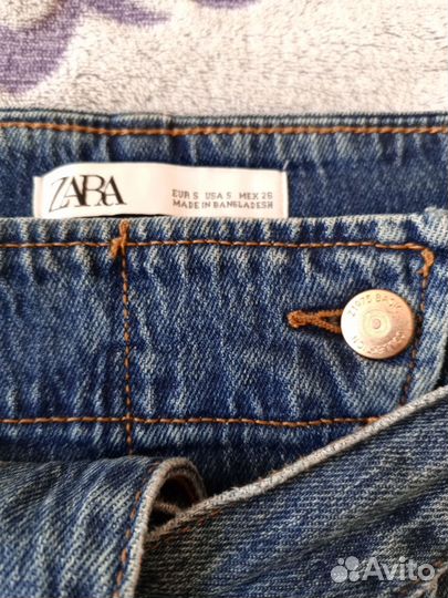 Идеальная джинсовая юбка Zara 44-46