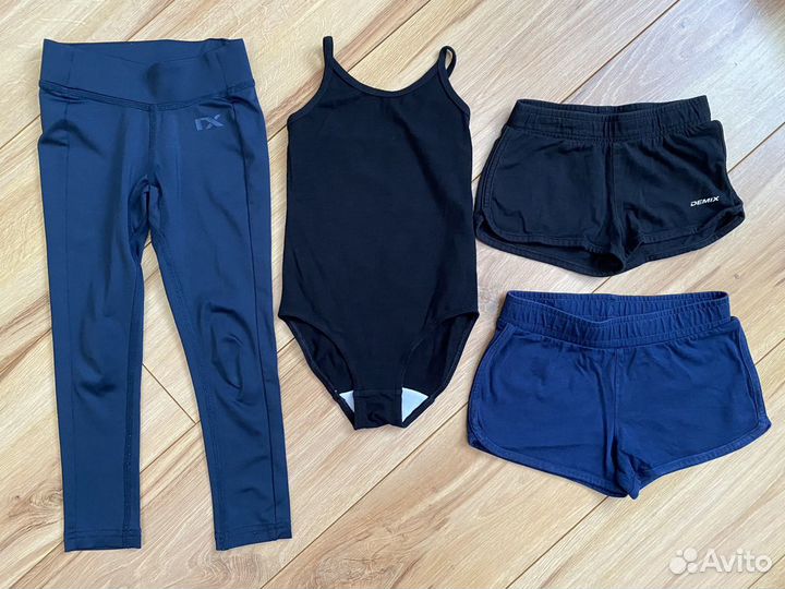 Купальники для гимнастики, спортивные шорты