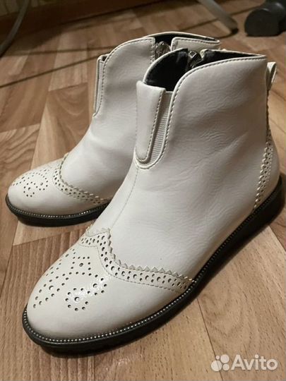 Ботинки детские демисезонные из лакированной кожи