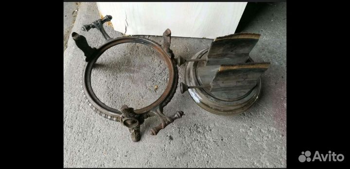 Старинная керосиновая плитка (лампа)