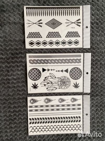 Временные переводные татуировки