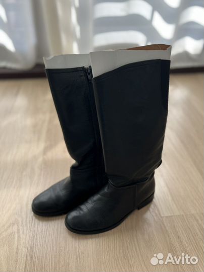 Сапоги Zara кожа