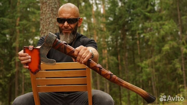 Топор викинга кованый ручной работы