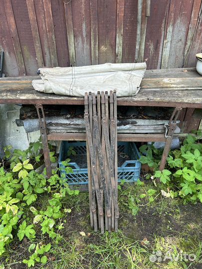 Старинная офицерская раскладушка