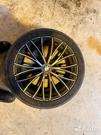 Продам литые диски с резиной