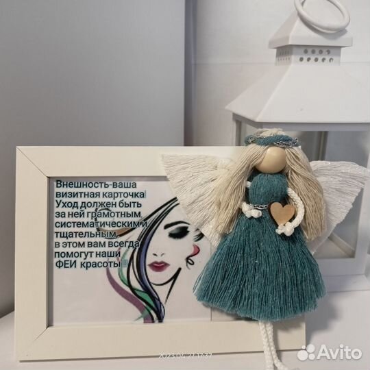 Куклы,Ангелы в технике макраме