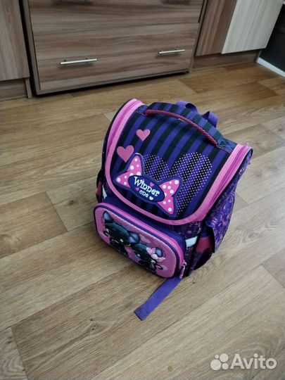 Рюкзак школьный для девочки бу