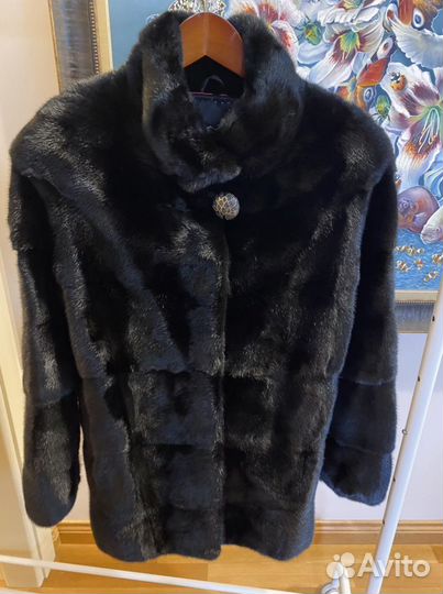 Шуба BlackGlama черная