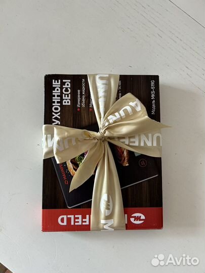 Кухонные весы maunfeld в подарочной упаковке