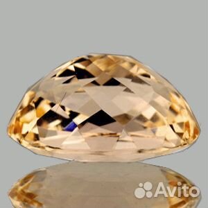 Турмалин натуральный 2,50Ct 9х7мм VVS Шампанское