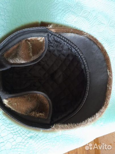 Мужская кепка мех нерпа