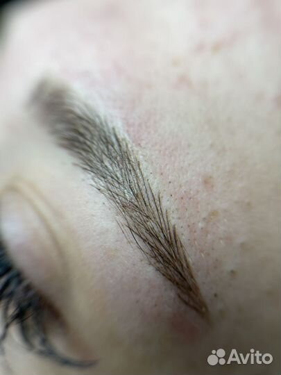 ПМ бровей микроблейдинг (волоски в ручной технике)