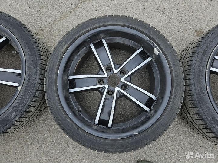 Литые диски r18 5x114 3 с резиной бу