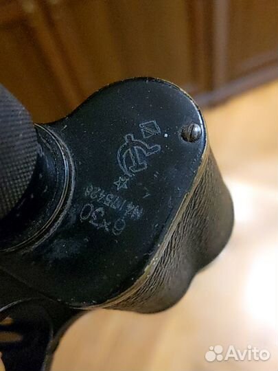 Бинокль СССР военные 6*30 Серп и молот с сеткой