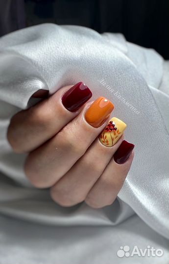 Маникюр наращивание ногтей