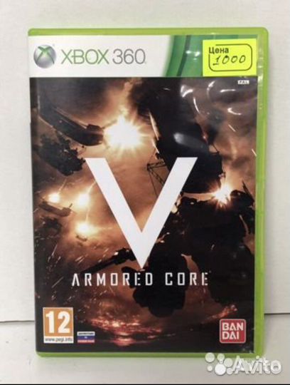 Диск Armored core V для Xbox 360