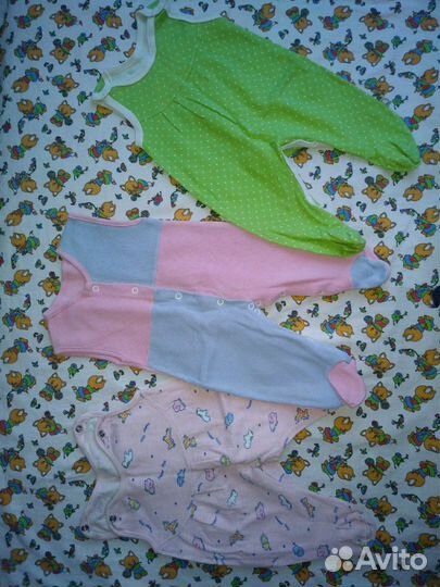 Пакет детских вещей. Размер 50-56