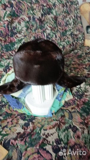 Норковая шапка мужская ушанка