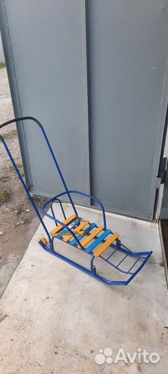 Детские санки с колесами