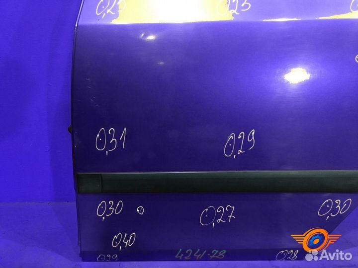 Дверь задняя левая Skoda Fabia 2 хетчбэк BBM 1.2L