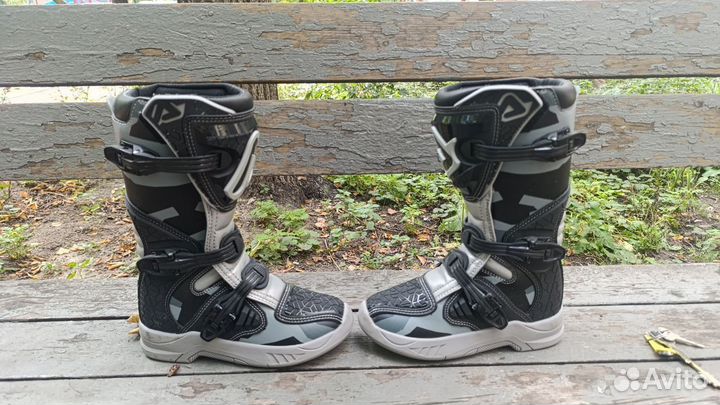 Мотоботы детские Acerbis X-team JR Black/Grey