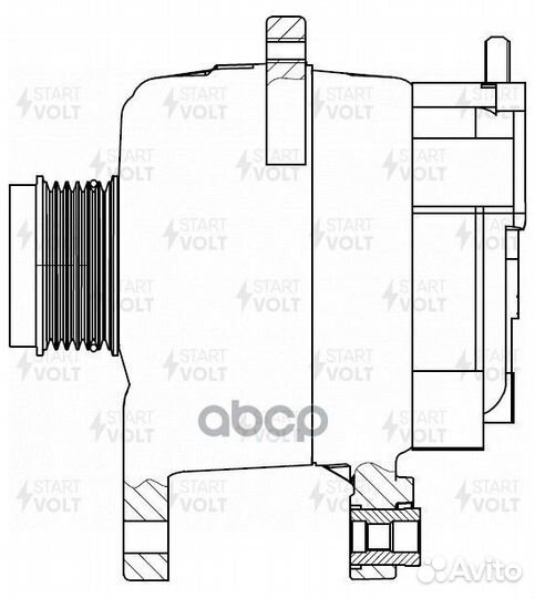 Генератор для а/м Hyundai ix35 10/i40 11- 2.0G