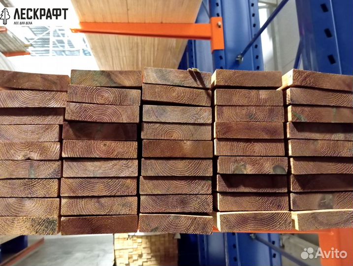 Доска строганая 20*120*4000 мм импрегнированная