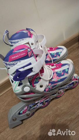 Роликовые коньки детские раздвижные