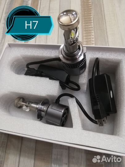 Светодиодные лампы с линзой H4, H7, H11, HB3
