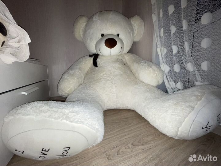 Плюшевый медведь 2 метра