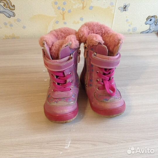 Сапоги зимние для девочки размер 22 сказаа