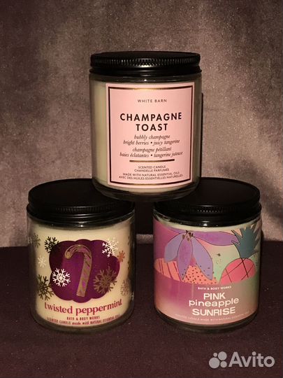 Bath and body works свеча