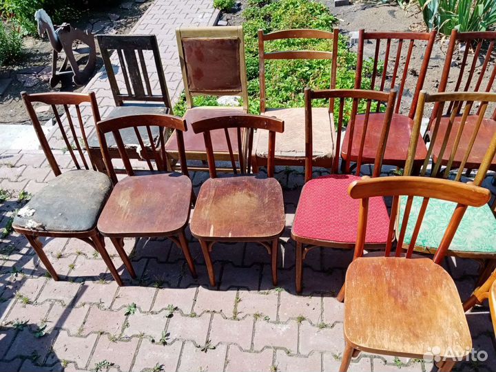 Советские деревянные стулья