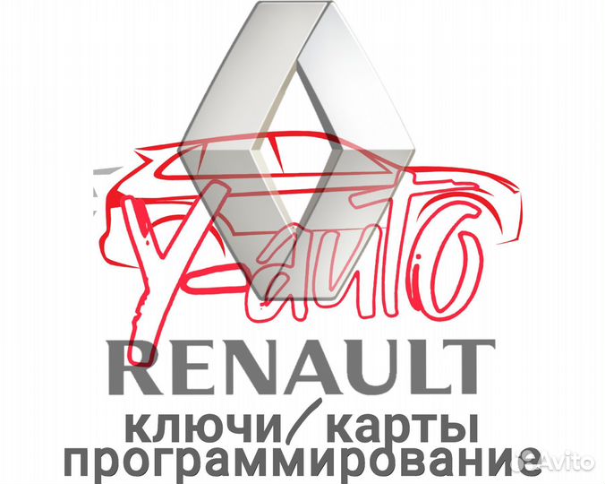 Автоключ Рено (Renault) с программированием