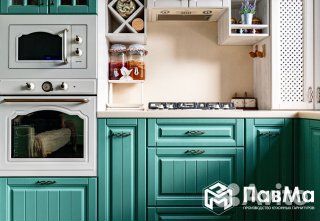 Кухонные гарнитуры прямые в пластике 936*505