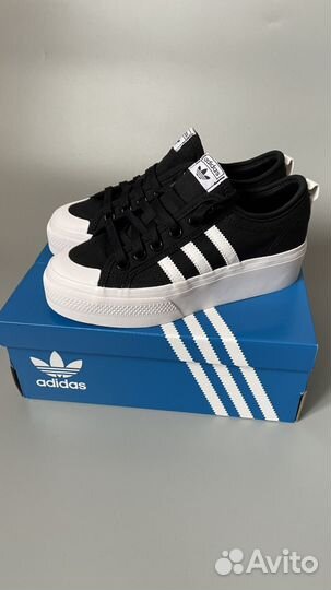 Adidas Nizza platrorm кеды