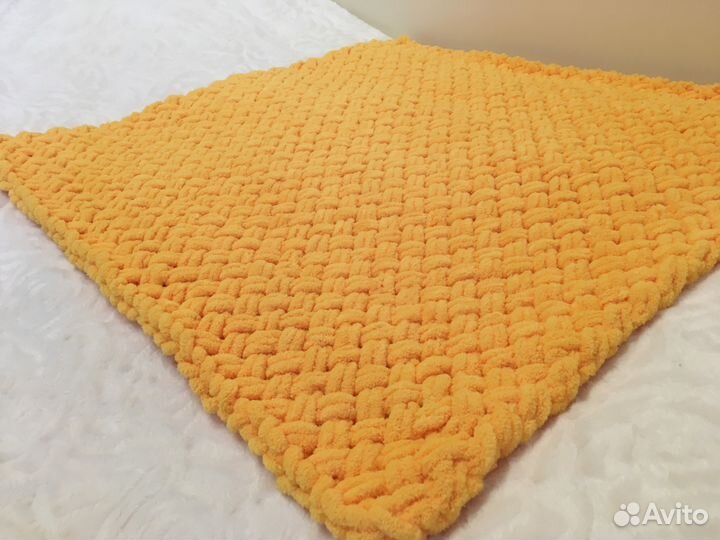 Детский плед из пряжи Alize Puffy (Ализе Пуффи)