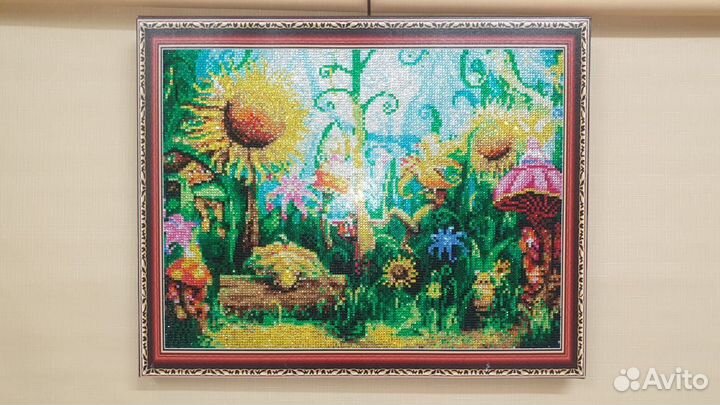 Картина со стразами ручная работа