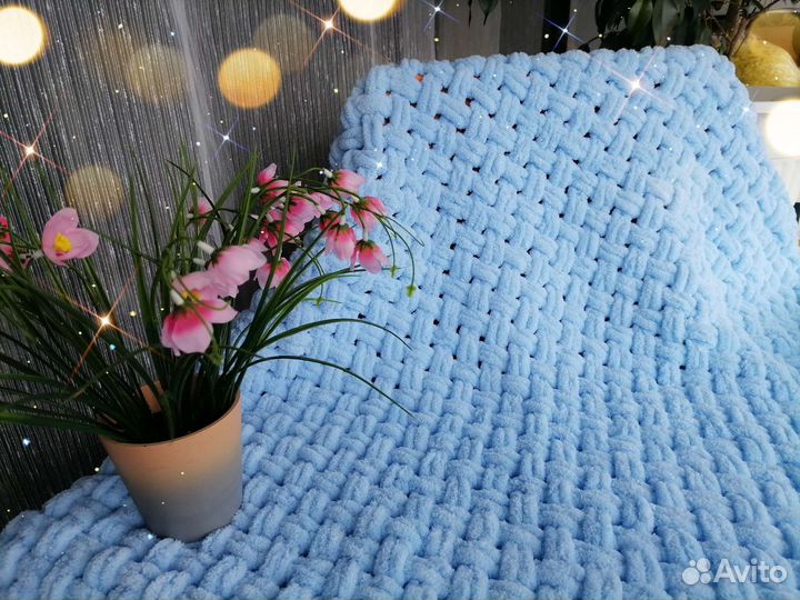 Плюшевые пледы ручной работы