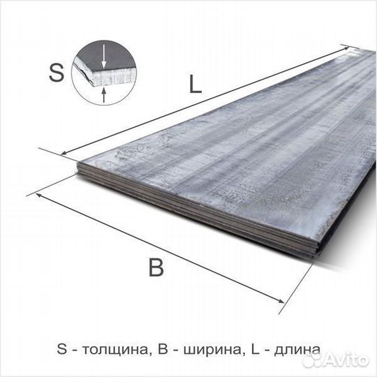 Лист горячекатаный, 20 мм