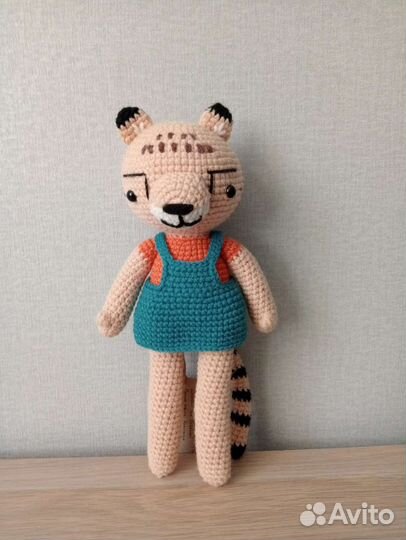Вязаная игрушка Гепард